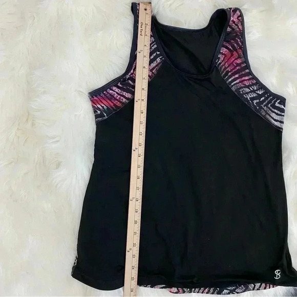 XL Set Sofibella Ruffled Tennis Golf Pickleball Skort Pink and Black - Picture 12 of 12